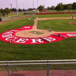 Sporturf Home Plate Halos 10' Home Plate Halo With Wings