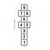 Newstripe Standard Hopscotch Playground Stencil Starting Pistol Accessories
