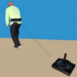 New York Barbells New York Barbell Drag Sled With Padded Harness TDS-11450 Starting Pistol Accessories