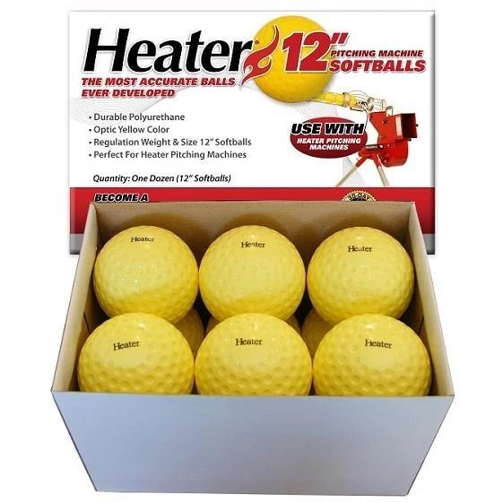 Heater Sports Pitching Machine Balls Heater 12 Inch Pitching Machine Softballs 1 Heater Sports Pitching Machine Balls Heater 12 Inch Pitching Machine Softballs