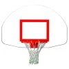 Basketball Backboards Gared Durable Fan-Shape Marked Steel Basketball Backboard