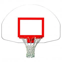 Basketball Backboards Gared Durable Fan-Shape Marked Steel Basketball Backboard