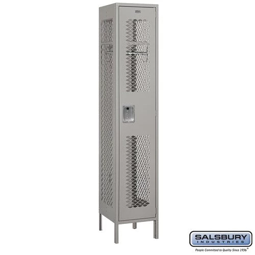 Salsbury 15" Wide Single Tier Vented Metal Locker - 1 Wide Starting Pistol Accessories 1 Salsbury 15" Wide Single Tier Vented Metal Locker - 1 Wide Starting Pistol Accessories