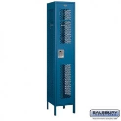 Salsbury 15" Wide Single Tier Vented Metal Locker - 1 Wide Starting Pistol Accessories 13 Salsbury 15