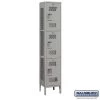 Salsbury 15" Wide Triple Tier Vented Metal Locker - 1 Wide Starting Pistol Accessories