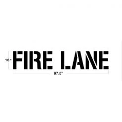 Newstripe Fire Lane Stencils Starting Pistol Accessories