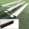 Athletic Connection Five Rows Aluminum Bleachers Without Fencing 6 Athletic Connection Five Rows Aluminum Bleachers Without Fencing
