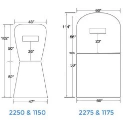 Portolite 10" Two-Piece Portable Practice Pitching Mound 25 Portolite 10