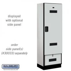 Starting Pistol Accessories Salsbury 24" Wide Designer Wood Gear Locker