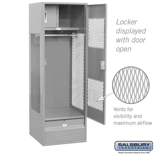 Starting Pistol Accessories Salsbury 24" Wide Vented Gear Metal Locker 2 Starting Pistol Accessories Salsbury 24" Wide Vented Gear Metal Locker