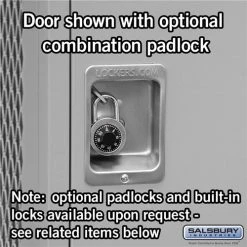 Starting Pistol Accessories Salsbury 24" Wide Vented Gear Metal Locker 13 Starting Pistol Accessories Salsbury 24
