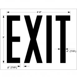 Newstripe Walmart 36 Inch Exit Stencil Starting Pistol Accessories