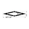 Starting Pistol Accessories Newstripe Federal Preferential Lane Symbol Stencil