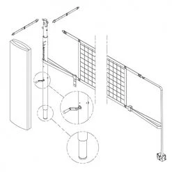 JayPro 3" Powerlite Volleyball Center Package