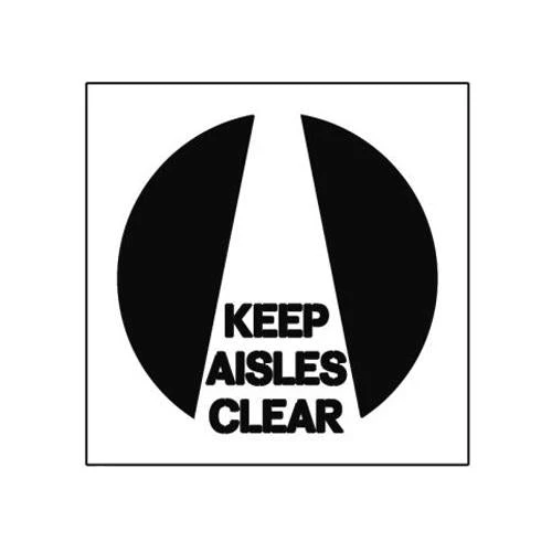 Starting Pistol Accessories Newstripe 20 Inch Keep Aisles Clear Stencil 1 Starting Pistol Accessories Newstripe 20 Inch Keep Aisles Clear Stencil