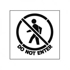 Newstripe 20 Inch Do Not Enter Stencil Starting Pistol Accessories