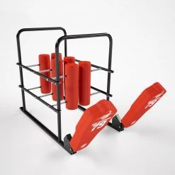 Rogers Athletic 6-Pad PowerBlast With 2-Man PowerLine Sled Football Blocking Dummies