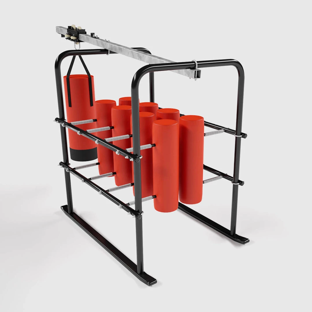 Football Blocking Dummies Rogers Athletic 8-Pad PowerBlast With Hanging Dummy 1 Football Blocking Dummies Rogers Athletic 8-Pad PowerBlast With Hanging Dummy