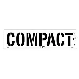 Starting Pistol Accessories Newstripe Compact Parking Lot Stencils 1 Starting Pistol Accessories Newstripe Compact Parking Lot Stencils