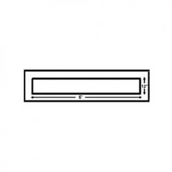 Newstripe 72 Inch Stop Bar 12 Inches Wide