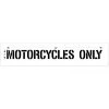 Starting Pistol Accessories Newstripe Motorcycles Only Parking Stencil