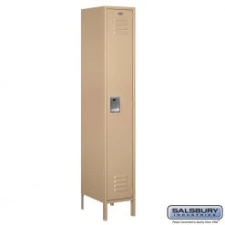 Salsbury 15" Wide Single Tier Standard Metal Locker - 1 Wide Starting Pistol Accessories