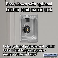 Salsbury 15" Wide Single Tier Standard Metal Locker - 3 Wide 10 Salsbury 15