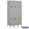 Salsbury 15" Wide Double Tier Standard Metal Lockers - 3 Wide Starting Pistol Accessories