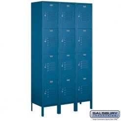 Salsbury 15" Wide Four Tier Standard Metal Locker - 3 Wide 6 Salsbury 15