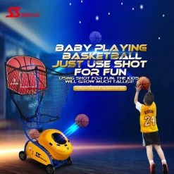 Siboasi Basketball Machine For Kids Home Training S6809A 11 Siboasi Basketball Machine For Kids Home Training S6809A