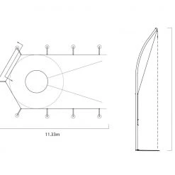 Gill Athletics Replacement Net For 73140 Discus Cage