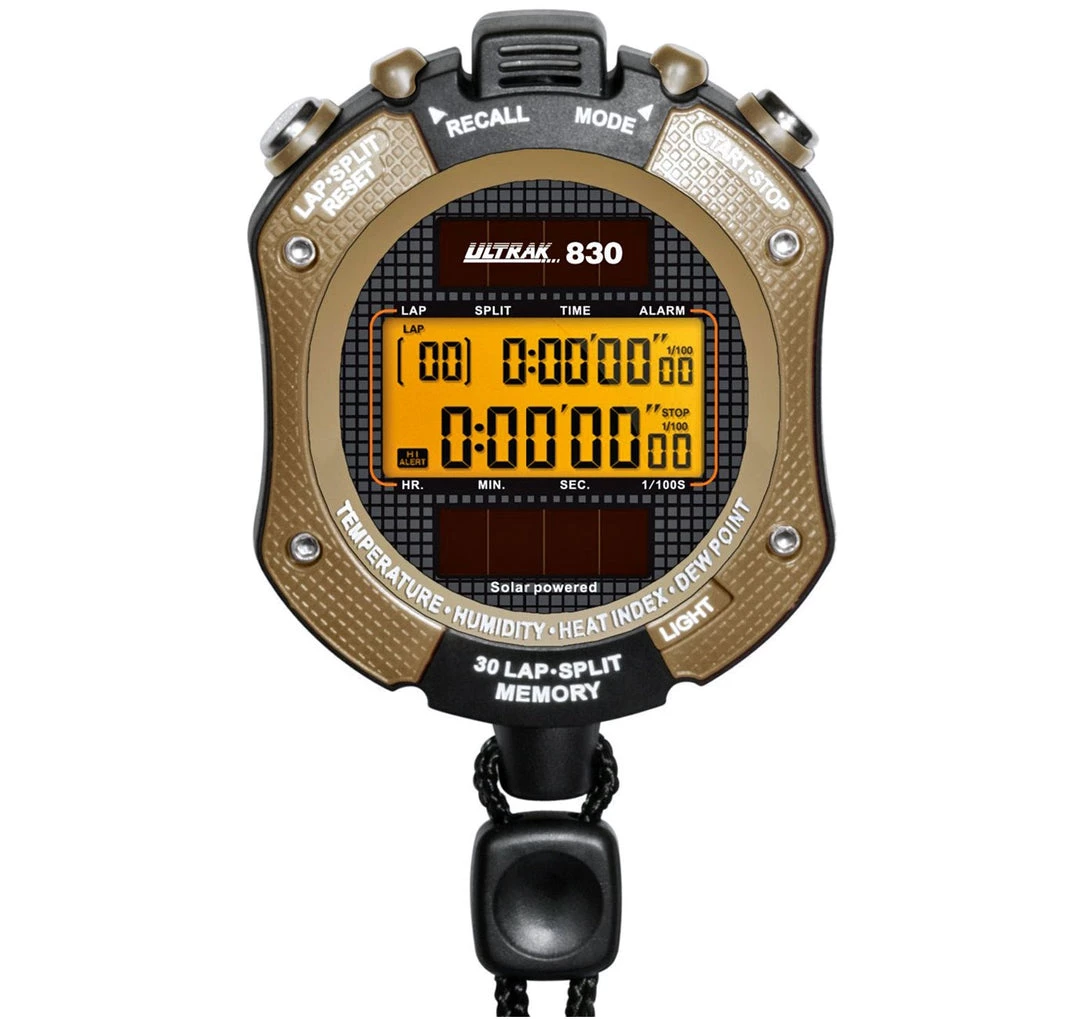 Ultrak 830 Heat Index Watch Starting Pistol Accessories 1 Ultrak 830 Heat Index Watch Starting Pistol Accessories