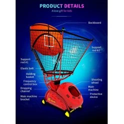 Siboasi Basketball Machine For Kids Home Training S6809A 15 Siboasi Basketball Machine For Kids Home Training S6809A