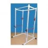 New York Barbells Power Rack With White Chin-UP Bar, Red J And Red Safety Bars Starting Pistol Accessories
