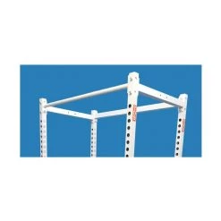 New York Barbells Power Rack With White Chin-UP Bar, Red J And Red Safety Bars Starting Pistol Accessories 10 New York Barbells Power Rack With White Chin-UP Bar, Red J And Red Safety Bars Starting Pistol Accessories