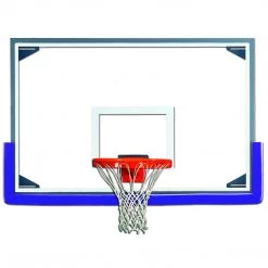 Gared OverSized Aluminum-Framed Glass Basketball Backboard Basketball Backboards