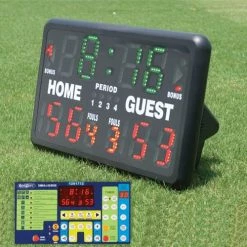 Athletic Connection Indoor/Outdoor Tabletop Scoreboard Scoring Equipment And Shot Clocks
