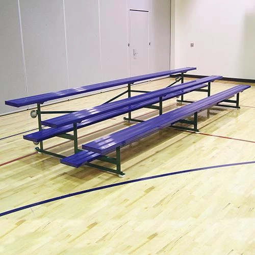 JayPro Bleachers 3 Row 15' Tip & Roll Portable Aluminum Bleacher 4 JayPro Bleachers 3 Row 15' Tip & Roll Portable Aluminum Bleacher