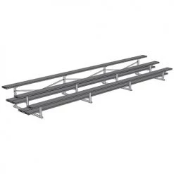 JayPro 3 Row 21' All Aluminum Preferred Bleacher Bleachers