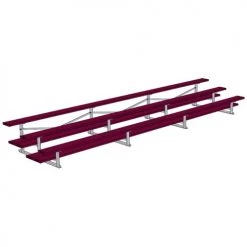 JayPro 3 Row 21' All Aluminum Preferred Bleacher Bleachers