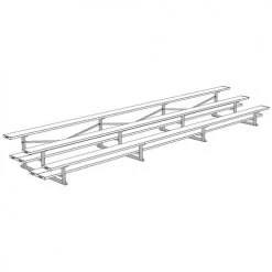 JayPro 3 Row 21' All Aluminum Preferred Bleacher Bleachers