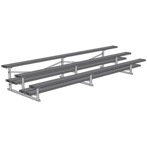 JayPro 3 Row 15' All Aluminum Preferred Bleacher 5 JayPro 3 Row 15' All Aluminum Preferred Bleacher