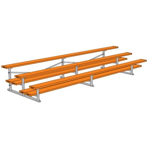JayPro 3 Row 15' All Aluminum Preferred Bleacher 9 JayPro 3 Row 15' All Aluminum Preferred Bleacher
