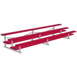 JayPro 3 Row 15' All Aluminum Preferred Bleacher 25 JayPro 3 Row 15' All Aluminum Preferred Bleacher