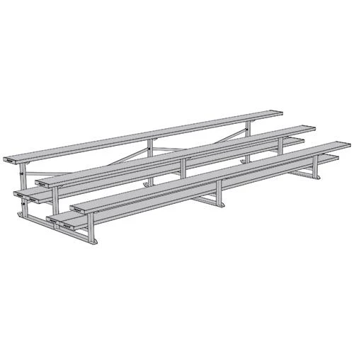 JayPro 3 Row 15' All Aluminum Preferred Bleacher 1 JayPro 3 Row 15' All Aluminum Preferred Bleacher