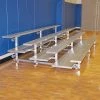 JayPro 4 Row 21' Tip & Roll Preferred Portable Aluminum Bleacher