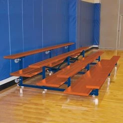JayPro 4 Row 21' Tip & Roll Preferred Portable Aluminum Bleacher