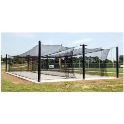 BCI Mastodon™ Commercial Batting Cage System #42 Bear Trap Net Batting Cages