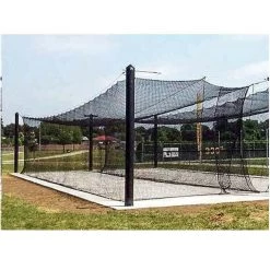BCI Mastodon™ Commercial Batting Cage System #42 Bear Trap Net Batting Cages