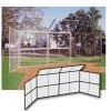Pitch Pro Direct Starting Pistol Accessories Chain Link Backstop - 20' W/ Hood & Wings